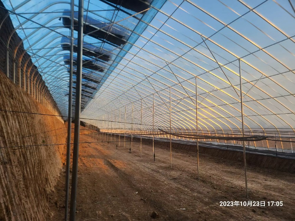 2023年石羊墳村土墻日光溫室